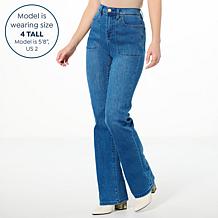 DG2 by Diane Gilman New Classic Stretch Patch Pocket Bootcut Jean
