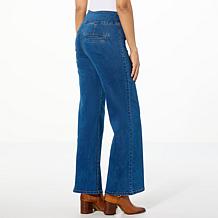 DG2 by Diane Gilman New Classic Stretch Pull-On Wide-Leg Jean