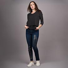 DG2 by Diane Gilman New Classic Stretch Sequin Skinny Jean