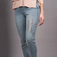 DG2 by Diane Gilman New Classic Stretch Sequin Skinny Jean