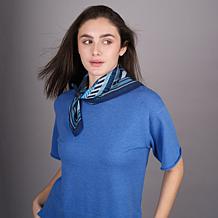 DG2 by Diane Gilman Poly Chiffon Square Printed Scarf