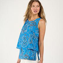 DG2 by Diane Gilman Printed Combo Easy Tank