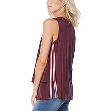 DG2 by Diane Gilman Side Stripe Easy Tank