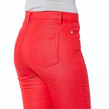 DG2 by Diane Gilman Soft and Sleek Denim Baby Bootcut 5-Pocket Jean
