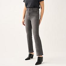 DG2 by Diane Gilman Soft and Sleek Denim Baby Bootcut 5-Pocket Jean