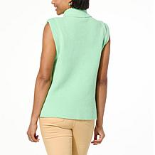 DG2 by Diane Gilman SoftEase Ribbed Knit Turtleneck Sweater