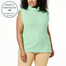 DG2 by Diane Gilman SoftEase Ribbed Knit Turtleneck Sweater