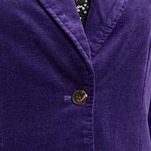 DG2 by Diane Gilman Stretch Velvet Blazer