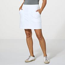DG2 by Diane Gilman Super Stretch Knit Denim Skort