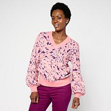 IMAN Global Chic Runway Dolman Sleeve Knit Cardigan | HSN