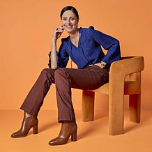 DG2 by Diane Gilman Virtual Stretch Angled Pocket Trouser Jean