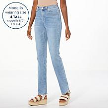 DG2 by Diane Gilman Virtual Stretch Denim Baby Bootcut 5-Pocket Jean