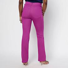 DG2 by Diane Gilman Virtual Stretch Denim Bootcut Jean -Fashion Colors