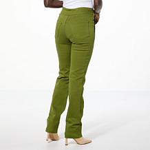 DG2 by Diane Gilman Virtual Stretch Denim Straight-Leg Pull-On Jean