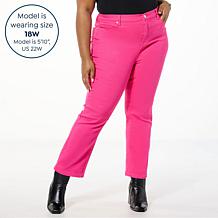 DG2 by Diane Gilman Virtual Stretch Denim Straight-Leg Jean