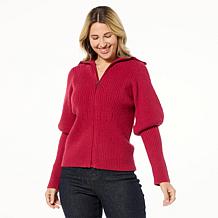 DG2 Reversible Puff Sleeve Sweater