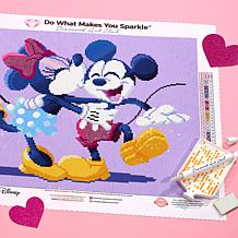 Diamond Art Club Disney Mickey & Minnie A Big Smackaroo Diamond Canvas
