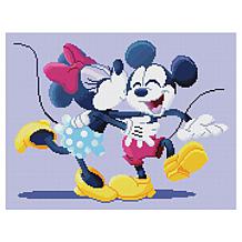 Diamond Art Club Disney Mickey & Minnie A Big Smackaroo Diamond Canvas