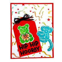 Diamond Press Balloon Animals Stamp, Die and Stencil Kit