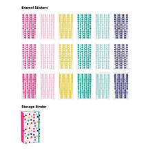 Diamond Press Basic Shapes Enamel Dots with Storage Binder