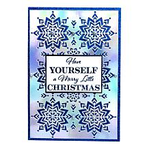 Diamond Press Christmas Background Die Kit