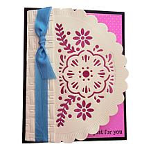 Diamond Press Decorative Envelope Stamp & Die Kit