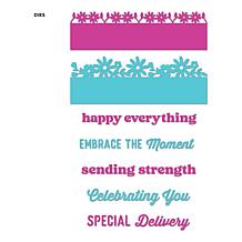 Diamond Press Floral Border Nesting Die Kit