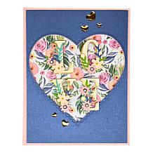 Diamond Press Flower Alphabet Die Kit