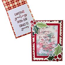 Diamond Press Foil Holiday Sentiments Kit