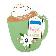 Diamond Press for Mom Shaped Card Kit