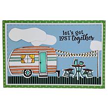 Diamond Press Happy Glamper Stamp & Die Kit