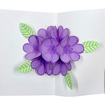 Diamond Press Heart Flowers Stamp and Die Pop-Up Card Kit