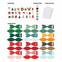 Diamond Press Holiday 3D Bow-Making Kit - Makes 24 Bows