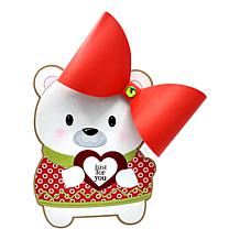 Diamond Press Holiday 3D Bow-Making Kit - Makes 24 Bows