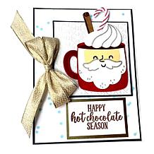 Diamond Press Holiday Mugs Stamp, Die and Stencil Set
