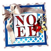 Diamond Press Holiday Words Stamp, Die and Stencil Kit