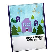 Diamond Press Large Christmas Sentiments Stamp Kit - Set of 71