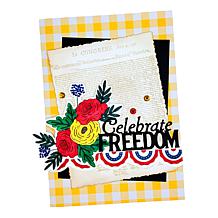 Diamond Press Mega Marker & Ink Kit with Orchid Gingham Storage Bag AS