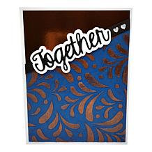 Diamond Press Mosaic Clear Texture Paste and Stencil Kit