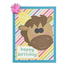 Diamond Press Party Animals Stamp and Die Kit