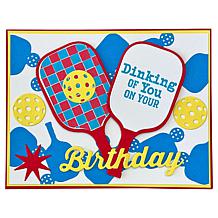 Diamond Press Pickleball Pals Stamp, Die and Stencil Set