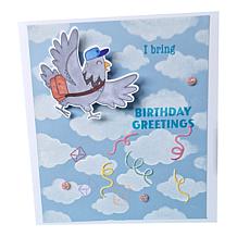 Diamond Press Pigeon Post Stamp, Die & Stencil Kit