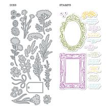 Diamond Press Pressed Flower Stamp and Die Kit