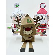 Diamond Press Santa, Mrs. Claus & Rudolph Bobblehead Stamp and Die Kit