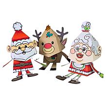 Diamond Press Santa, Mrs. Claus & Rudolph Bobblehead Stamp and Die Kit