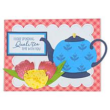 Diamond Press Spill the Tea Stamp and Die Kit