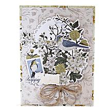 Diamond Press Spring Post Card and Die-Cuts Kit