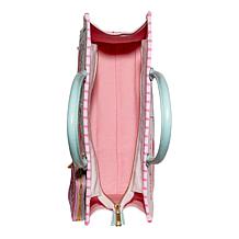 DiFerdinando Embroidered Love from the Tropics Tote Bag