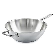 DiNA Helix 18/10 Stainless Steel 12" Wok 5.6qt.