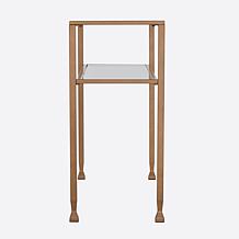 Dina Metal/Glass Console - Gold